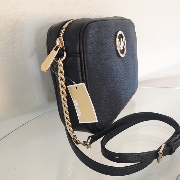 NWT MICHAEL KORS LEATHER FULTON CROSSBODY BAG - Picture 5 of 16